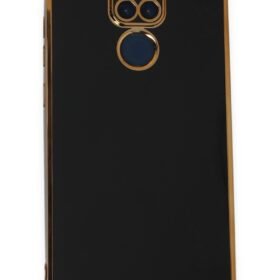 Xiaomi Redmi Note 9 Kılıf Volet Silikon - Siyah-(5796)