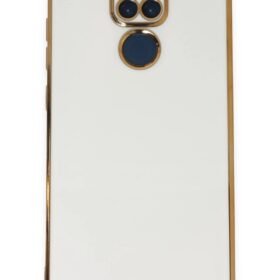Xiaomi Redmi Note 9 Kılıf Volet Silikon - Beyaz-(5796)