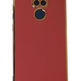 Xiaomi Redmi Note 9 Kılıf Volet Silikon - Kırmızı-(5796)
