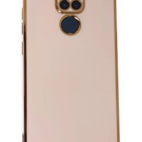 Xiaomi Redmi Note 9 Kılıf Volet Silikon - Pembe-(5796)