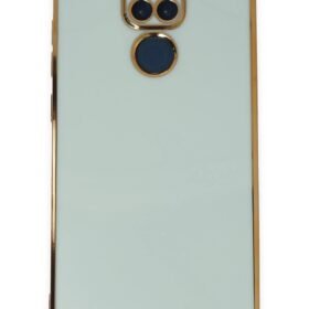 Xiaomi Redmi Note 9 Kılıf Volet Silikon - Açık Yeşil-(5796)