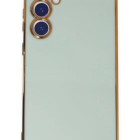 Samsung Galaxy S23 FE Kılıf Volet Silikon - Açık Yeşil-(5796)