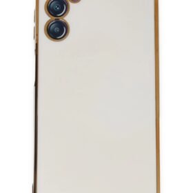 Samsung Galaxy M14 5G Kılıf Volet Silikon - Beyaz-(5796)