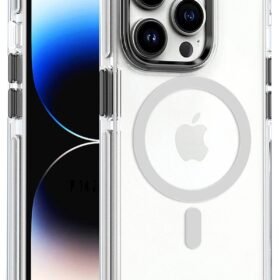 iPhone 15 Pro Bella Magsafe Kapak - Gri-(5796)