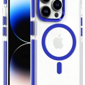 iPhone 15 Pro Max Bella Magsafe Kapak - Mavi-(5796)