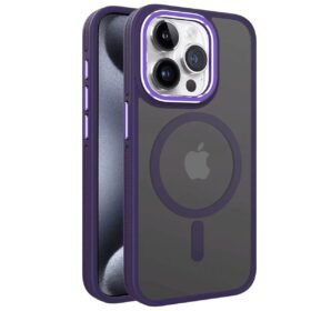 iPhone 13 Pro Max Winner Magsafe Kapak - Derin Mor-(5796)