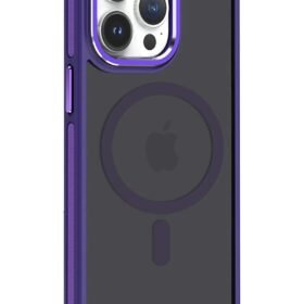 iPhone 14 Pro Max Winner Magsafe Kapak - Derin Mor-(5796)