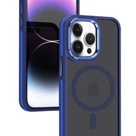 iPhone 15 Pro Max Winner Magsafe Kapak - Lacivert-(5796)