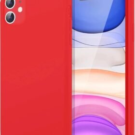 iPhone 11 Kılıf First Silikon - Kırmızı-(5796)