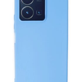 Vivo Y35 Kılıf First Silikon - Mavi-(5796)