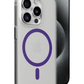 iPhone 14 Pro Kılıf Bubble Magsafe Kapak - Mor-(5796)