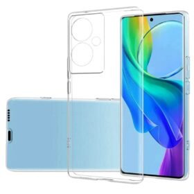 Vivo V29 Lite Kılıf Lüx Şeffaf Silikon-(5796)