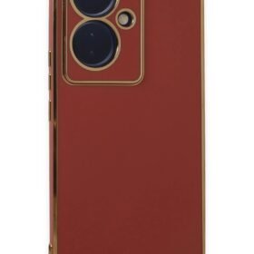 Vivo V29 Lite Kılıf Volet Silikon - Kırmızı-(5796)