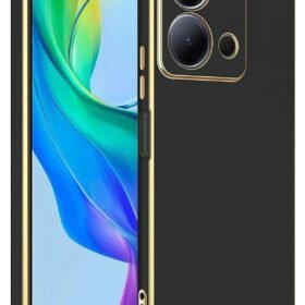 Vivo Y36 Kılıf Volet Silikon - Siyah-(5796)