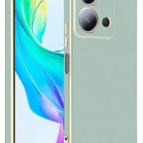 Vivo Y36 Kılıf Volet Silikon - Açık Yeşil-(5796)