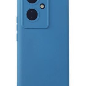Vivo V29 Lite Kılıf Nano içi Kadife Silikon - Mavi-(5796)