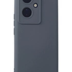 Vivo V29 Lite Kılıf Nano içi Kadife Silikon - Gri-(5796)