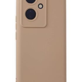 Vivo V29 Lite Kılıf Nano içi Kadife Silikon - Pudra-(5796)