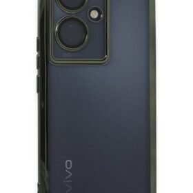 Vivo V29 Lite Kılıf Lensli Silikon - Yeşil-(5796)