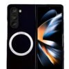 Samsung Galaxy Z Fold 5 Kılıf Mata Fold Kapak - Siyah-(5796)