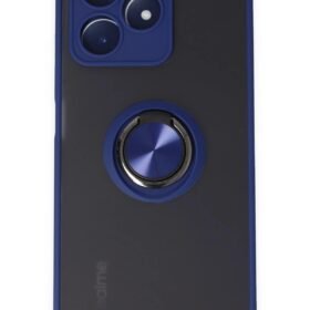Realme C53 Kılıf Montreal Yüzüklü Silikon Kapak - Lacivert-(5796)