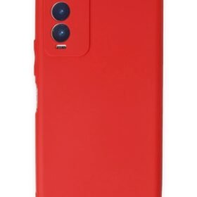 Tecno Camon 18 Kılıf First Silikon - Kırmızı-(5796)