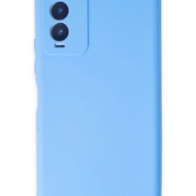 Tecno Camon 18 Kılıf First Silikon - Mavi-(5796)
