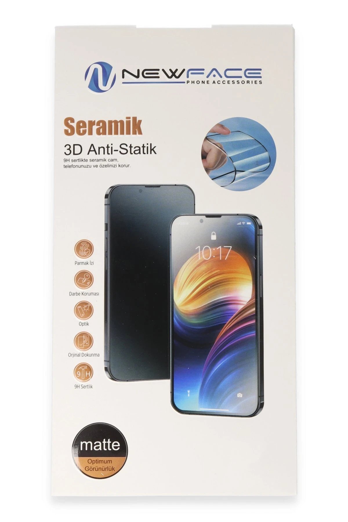 Xiaomi Redmi 9C 3D Antistatik Mat Seramik Nano Ekran Koruyucu-(5796) - Görsel 4