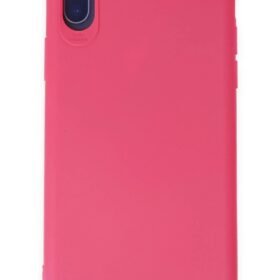 iPhone X Kılıf First Silikon - Pembe-(5796)