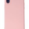 iPhone X Kılıf First Silikon - Pudra-(5796)
