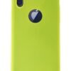 iPhone X Kılıf First Silikon - Parlak Sarı-(5796)