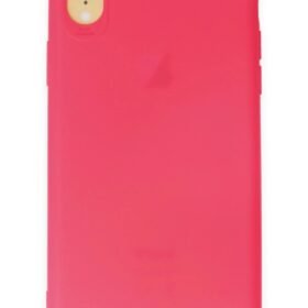 iPhone XR Kılıf First Silikon - Pembe-(5796)