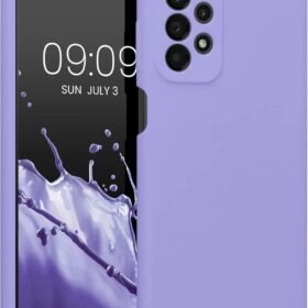 Samsung Galaxy A23 4G Kılıf First Silikon - Lila-(5796)