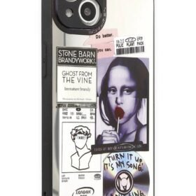 iPhone 15 Kılıf Mirror Desenli Kapak - Mirror - 2-(5796)