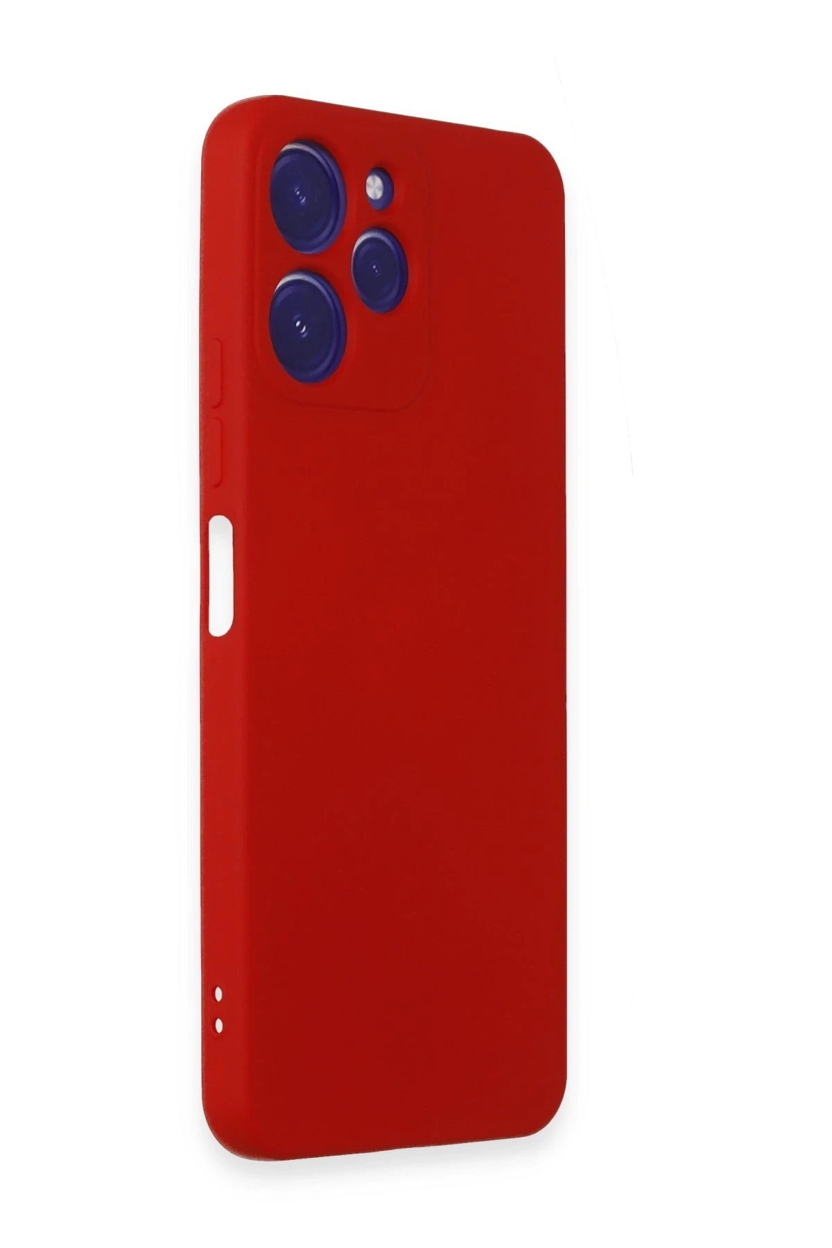 Xiaomi Redmi 12 Kılıf Nano içi Kadife Silikon - Kırmızı-(5796) - Görsel 2