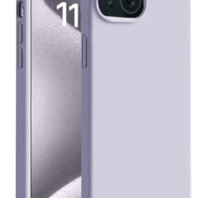 iPhone 15 Kılıf First Silikon - Lila-(5796)