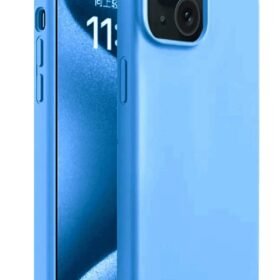 iPhone 15 Kılıf First Silikon - Mavi-(5796)