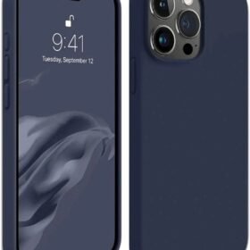 iPhone 15 Pro Kılıf First Silikon - Lacivert-(5796)