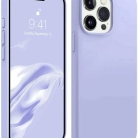 iPhone 15 Pro Kılıf First Silikon - Lila-(5796)