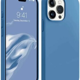 iPhone 15 Pro Kılıf First Silikon - Mavi-(5796)