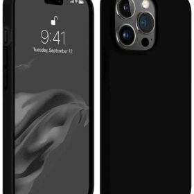 iPhone 15 Pro Max Kılıf First Silikon - Siyah-(5796)