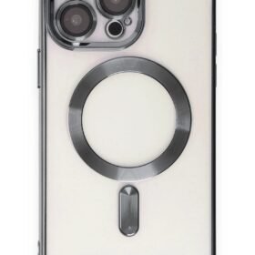 iPhone 15 Pro Max Kılıf Kross Magneticsafe Kapak - Titan Gri-(5796)