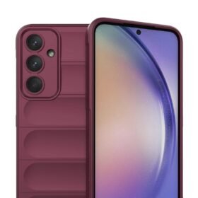 Samsung Galaxy M14 5G Kılıf Optimum Silikon - Bordo-(5796)
