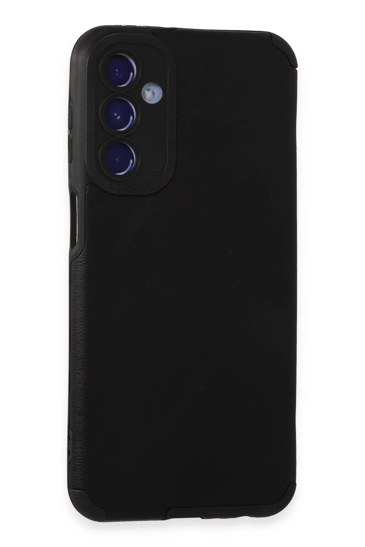 Samsung Galaxy M34 5G Kılıf Loop Deri Silikon - Siyah-(5796)