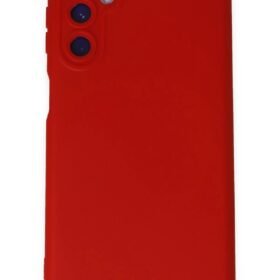 Samsung Galaxy M34 5G Kılıf Nano içi Kadife Silikon - Kırmızı-(5796)