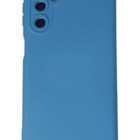 Samsung Galaxy M34 5G Kılıf Nano içi Kadife Silikon - Mavi-(5796)
