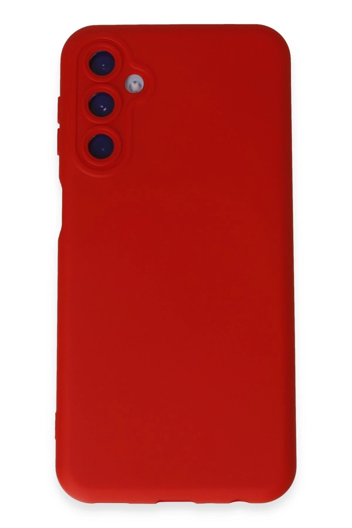 Samsung Galaxy M14 5G Kılıf Nano içi Kadife Silikon - Kırmızı-(5796)