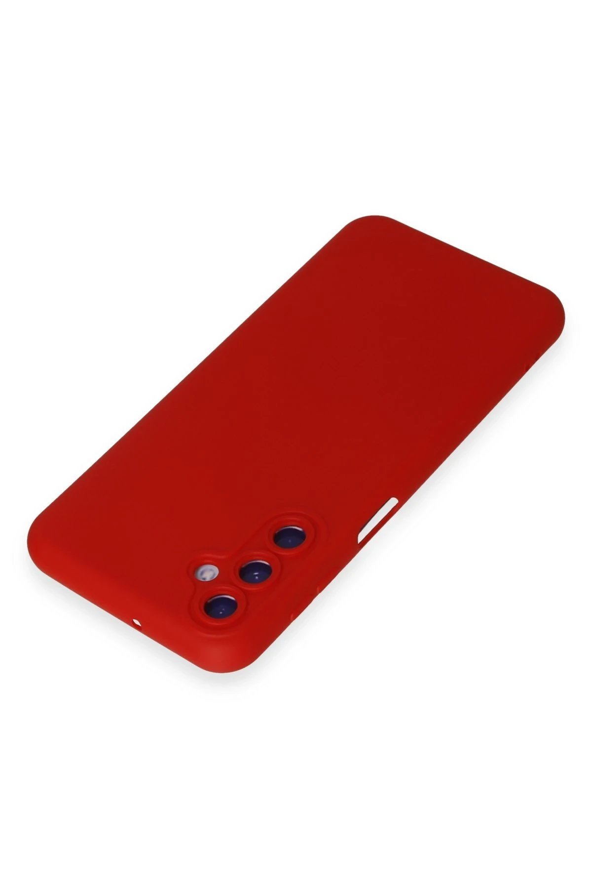 Samsung Galaxy M14 5G Kılıf Nano içi Kadife Silikon - Kırmızı-(5796) - Görsel 3