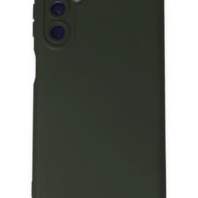 Samsung Galaxy M14 5G Kılıf Nano içi Kadife Silikon - Koyu Yeşil-(5796)