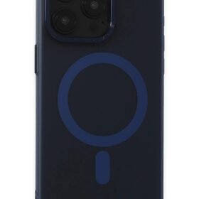 iPhone 15 Pro Max Kılıf Lodos Magneticsafe Mat Kapak - Mavi-(5796)